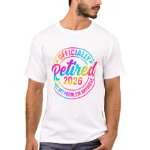 Camiseta Oficialmente Aposentado 2026