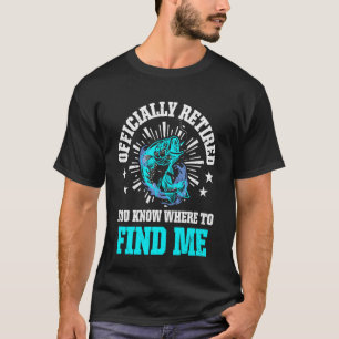 Camiseta Oficialmente Aposentado Você Sabe Onde Me Encontra