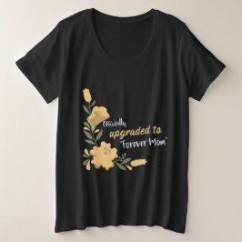 Camiseta Oficialmente atualizado para Forever Mãe Adotiva