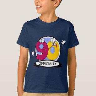 Camiseta Oficialmente bandeira de 90 aniversários
