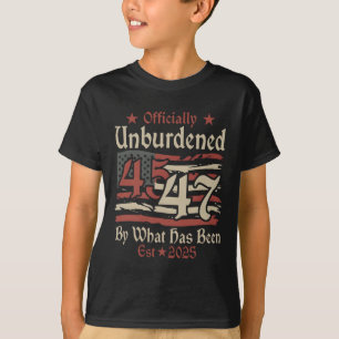 Camiseta Oficialmente Descarregado Pelo Que Foi Trump Victo