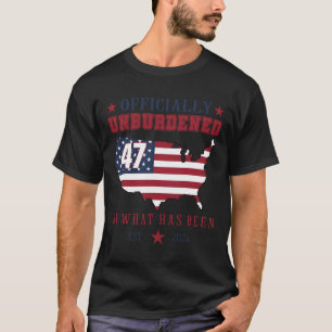 Camiseta Oficialmente Descarregado Pelo Que Foi Trump Victo
