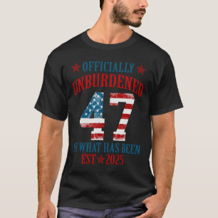 Camiseta Oficialmente Descarregado Pelo Que Foi Trump Victo
