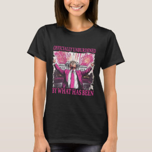 Camiseta Oficialmente Descarregado Pelo Que Foi Trump Victo