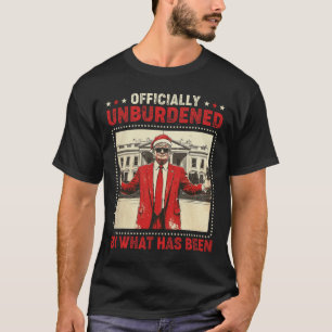 Camiseta Oficialmente Descarregado Pelo Que Foi Trump Victo