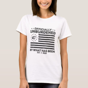 Camiseta Oficialmente Descarregado Pelo Que Foi Trump Victo