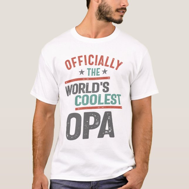 Camiseta Oficialmente o Opa mais legal do mundo (Frente)