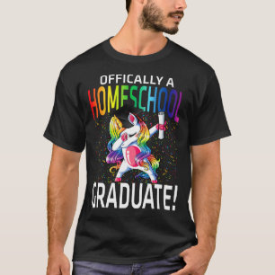 Camiseta Oficialmente Um Unicórnio Do Formando De Escolas D