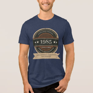 Camiseta Oficialmente Vintage 198X Divertido Aniversário Pr