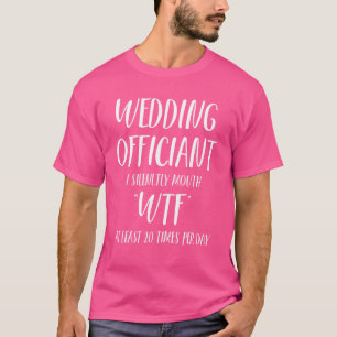 Camiseta Oficiante de Casamento Dia Ministro Ordenado pela 