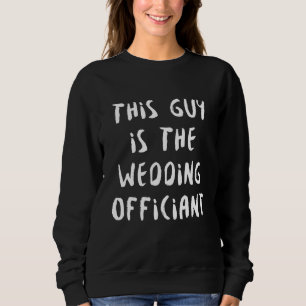 Camiseta Oficiante de Casamento Este Ministro Ordenado pela