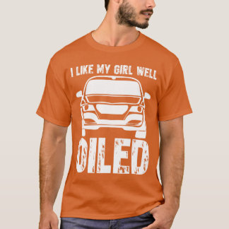 Camiseta Oficina de Carros Piada Mecânico Óleo retrô