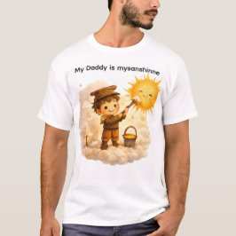 Camiseta Oficina do Sol do Papai Cute Watercolor Dia dos Pa
