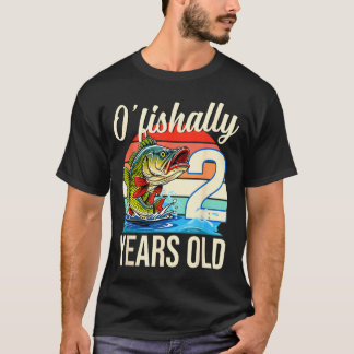 Camiseta O'fishally 2 years old fishing birthday theme