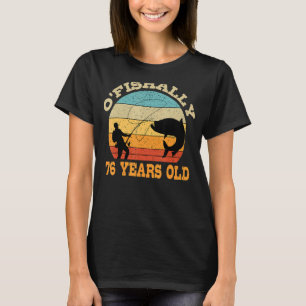 Camiseta O'Fishally, 76 Anos, Pescaria, Tema Par