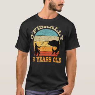 Camiseta O'Fishally, 78 Anos, Pescaria, Tema Par