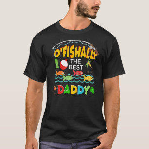 Camiseta Ofisicamente, a melhor pescadora Pai, o peixe-mãe 
