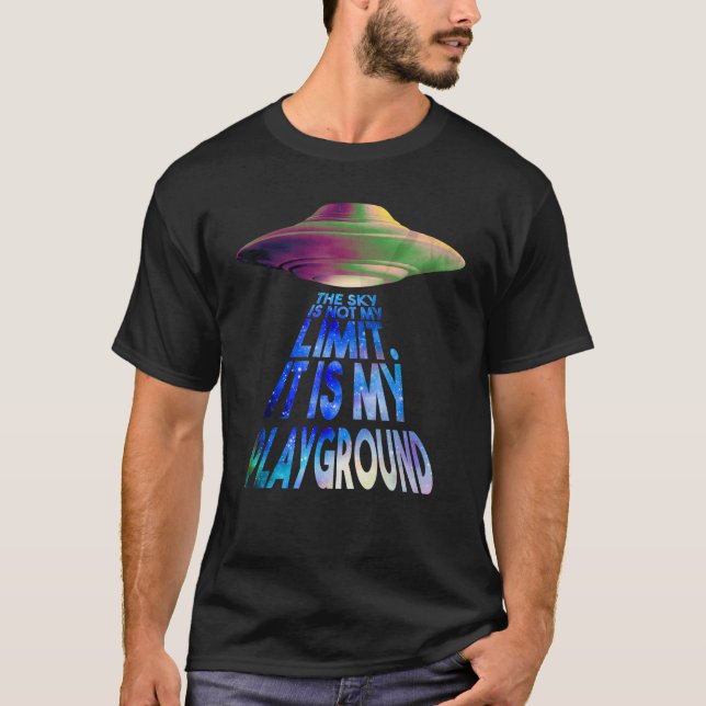 Camiseta OFO 1 do espaçamento da alienígena (Frente)