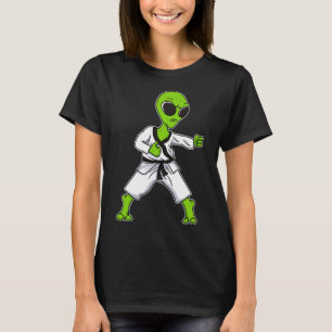 Camiseta OFO Extraterrial alienígena Karate Taekwondo Kickb