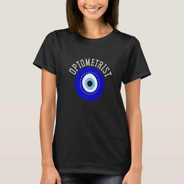 Camiseta Oftalmologista Optometrista Optometria E Óptico (Frente)