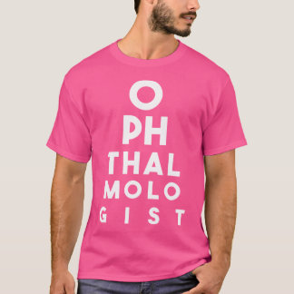 Camiseta Oftalmologista Tee Funny Gift Para Homens Docto