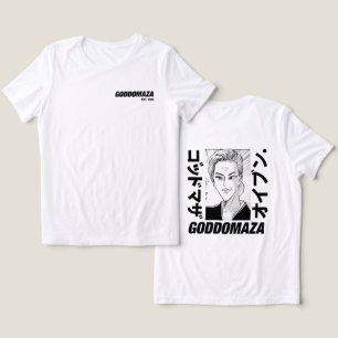 CAMISETA OG MOMOKO HEAD BOLD TEXTO BRANCO VISTA DE TRÁS