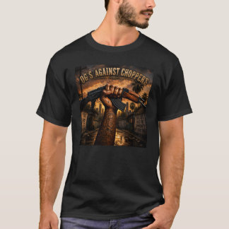 Camiseta OG’s Contra Choppers Gráfico de Motociclista de Ru