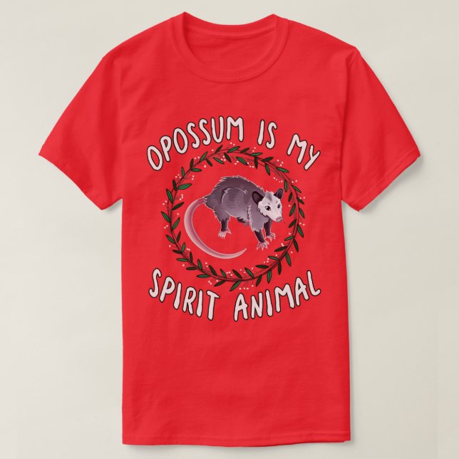Camiseta Ogambá É Meu Animal Espiritoso (Frente do Design)