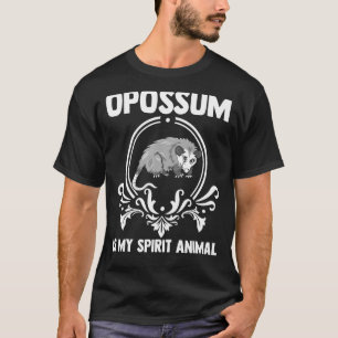 Camiseta Ogambm É Meu Animal Espírito Possum Rato Falso Gat