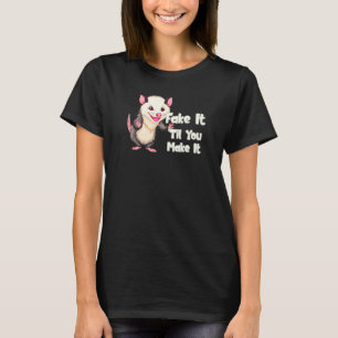 Camiseta Ogambm Fingiu Engraçado Possum Passa Traje Rodent