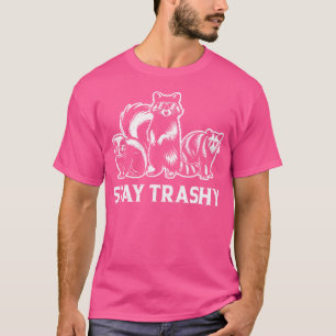 Camiseta Ogambm Raccoon Fique Trashkle Skunk