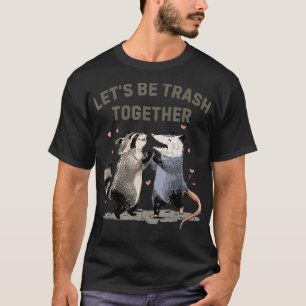 Camiseta Ogambm Raccoon Vai Ser Lixo Junto Panda Lixo