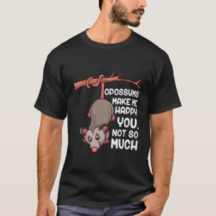 Camiseta Ogambms Me Faz Feliz Você Não É Tão Engraçado Opos
