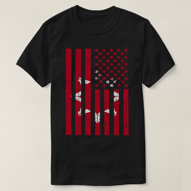 Camiseta Oglala Lakota American Flag Essential T-Shirt.png (Frente do Design)