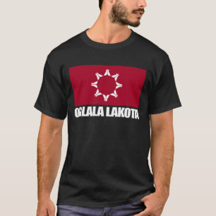 Camiseta Oglala Lakota Flag Roupa