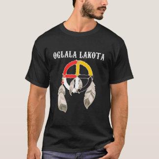Camiseta Oglala Lakota Sioux South Dakota Medicine Wheel La