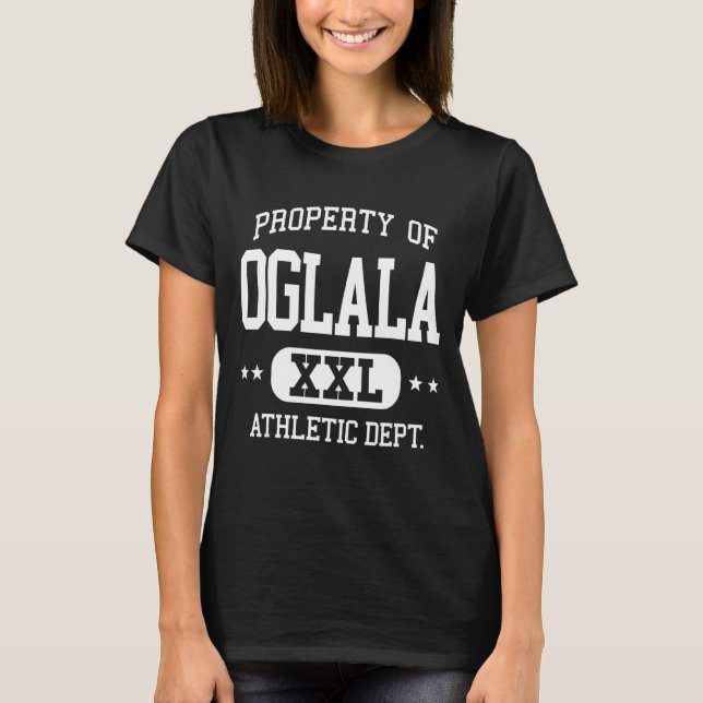 Camiseta Oglala Retro Athletic Property Dept (Frente)