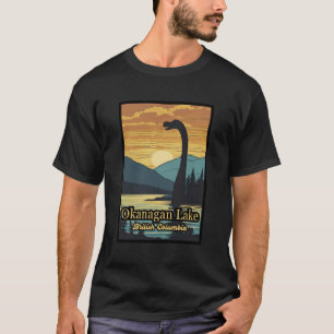 Camiseta Ogopogo, o lago de Okanagan Monster, 70s