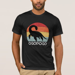 Camiseta Ogopogo, o lago de Okanagan Monster, 70s