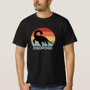 Camiseta Ogopogo, o lago de Okanagan Monster, 70s
