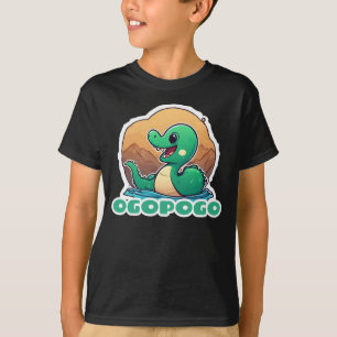 Camiseta Ogopogo Verde e Bonito, Monstro do Lago Okanagan