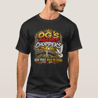 Camiseta OG's Contra Facões Escolhem Futuro de Paz