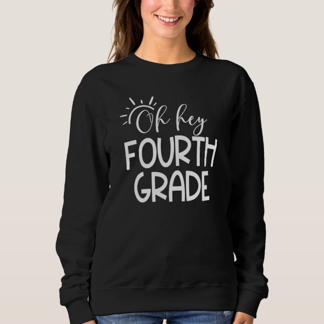 Camiseta Oh, 4º ano de Sunshine 4º ano de volta a Sch (Frente)