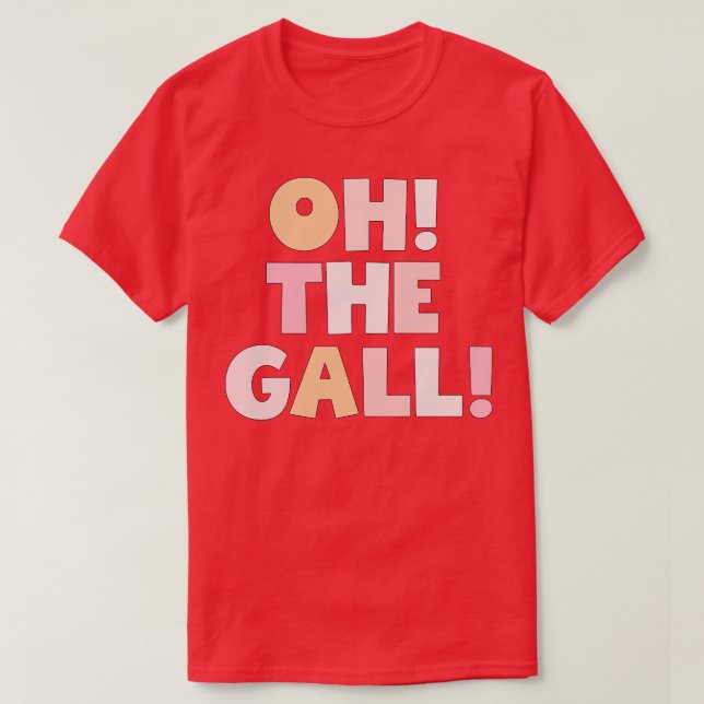 Camiseta Oh, a Gall (Frente do Design)
