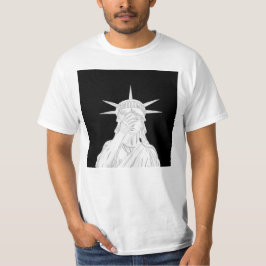 Camiseta Oh a vergonha Estátua da Liberdade EUA à venda cao