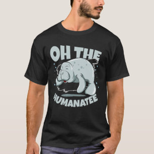 Camiseta Oh, A Zooteca Humanitária Marinha Vaca Mana