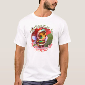 Camiseta Oh Abelha de Natal Bonita Kawaii Xmas Bebe Natal T