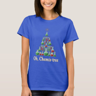 Camiseta Oh Árvore Quimica Ciência Divertida Química Natal