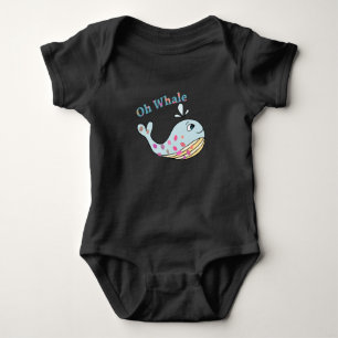 Camiseta Oh Baleia Furiosa Animal Engraçado Arte Tipográfic