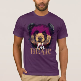 Camiseta "OH BEAR" | Legal Panda engraçado